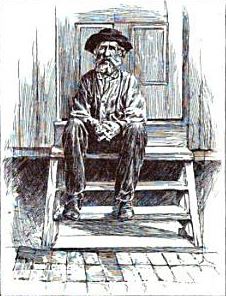 Illustration of John Addison; source: Frank Leslie's Popular Monthly American Magazine, 1891