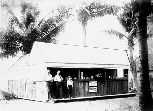 Burkhardt's Store; source: Pioneer Life, Palm Beach County History Online
