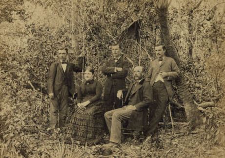 Charles and Isabella Peacock with their three sons, 1890; source: University of Miami Libraries Special Collections